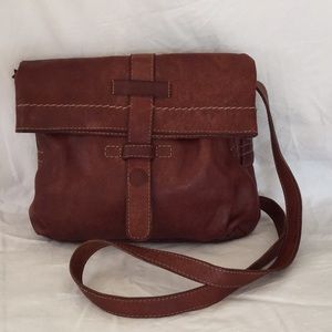 Frye Leather Crossbody Satchel Bag